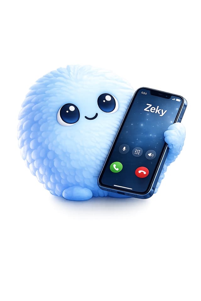 Mascotte Zeky Contact