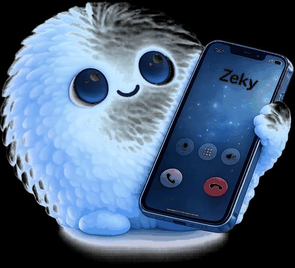 Mascotte Zeky Contact